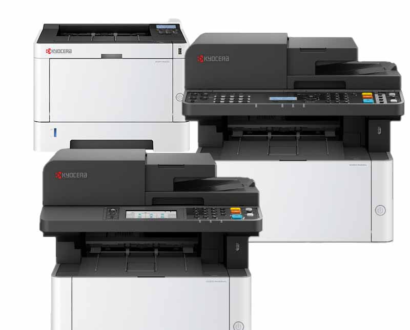 Фото нових принтерів та бфп ECOSYS PA4000x, MA4000x
