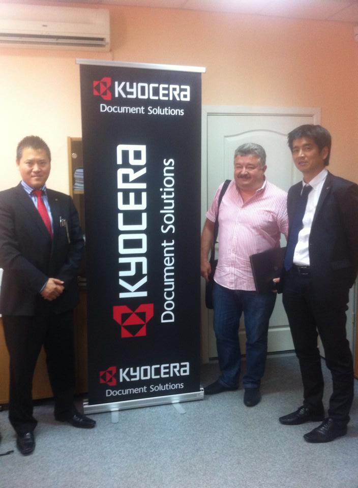 Представители Kyocera  в нашем офисе